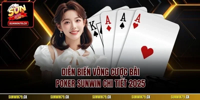 Diễn biến vòng cược bài Poker Sunwin chi tiết 2025